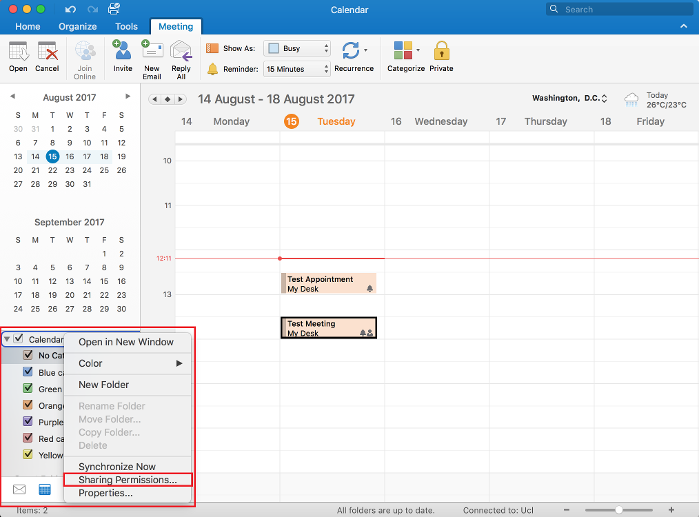 share calendar outlook 2011 for mac without exchange